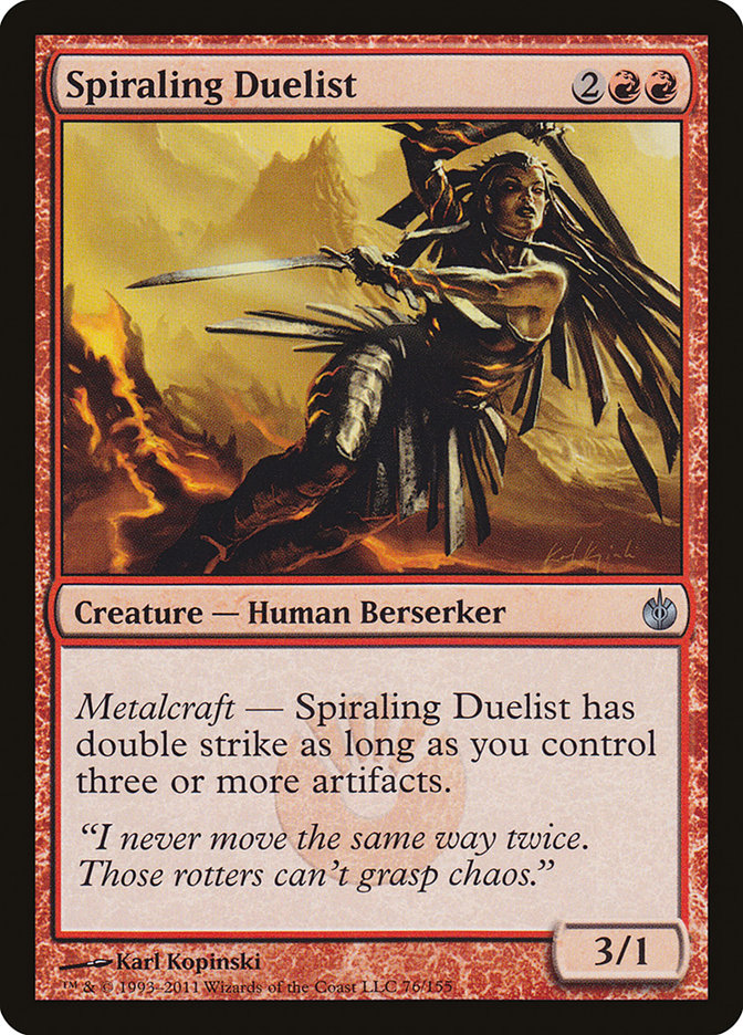 Spiraling Duelist [Mirrodin Besieged] | Game Master's Emporium (The New GME)