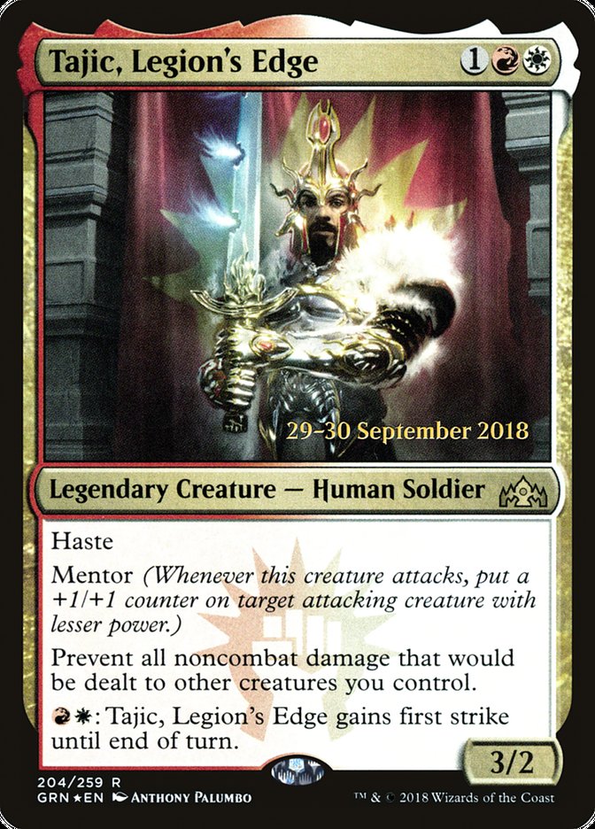 Tajic, Legion's Edge [Guilds of Ravnica Prerelease Promos] | Game Master's Emporium (The New GME)