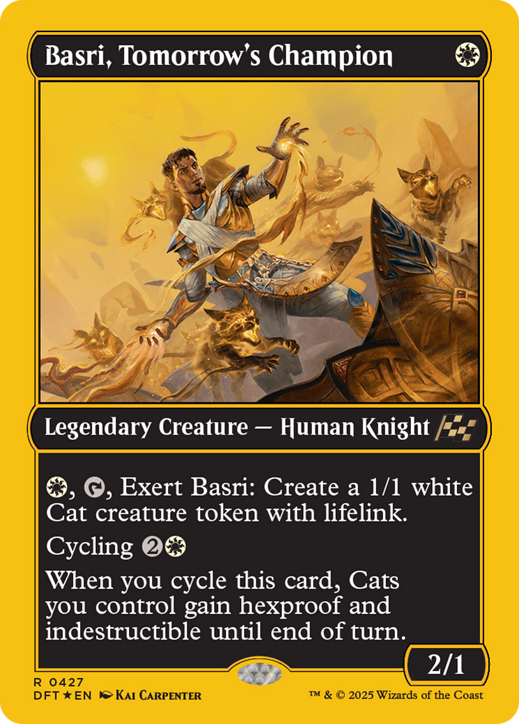 Basri, Tomorrow's Champion (First-Place Foil) [Aetherdrift] | Game Master's Emporium (The New GME)