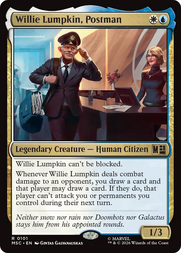 Willie Lumpkin, Postman [Marvel Super Heroes Commander] | Game Master's Emporium (The New GME)