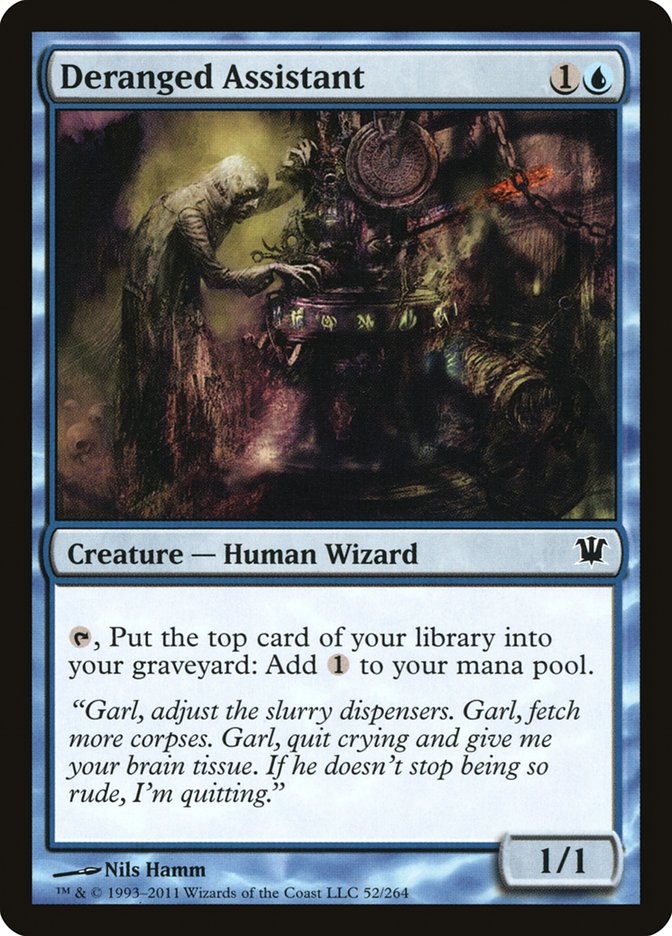 Deranged Assistant [Innistrad] | Game Master's Emporium (The New GME)