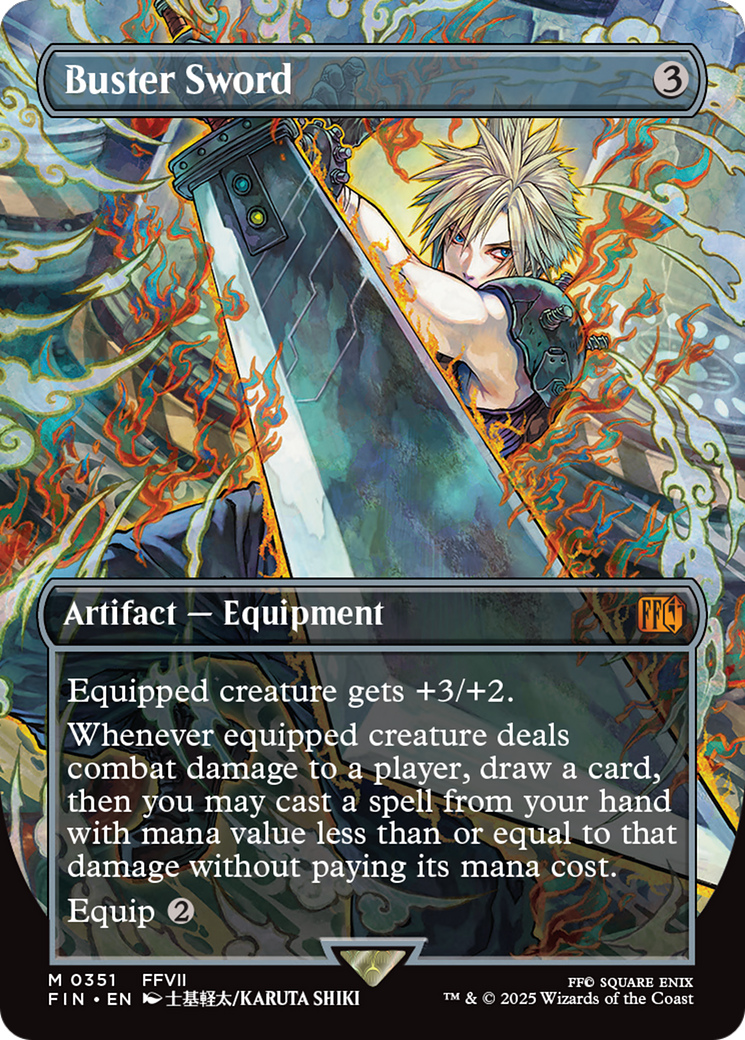 Buster Sword (Borderless) [FINAL FANTASY] | Game Master's Emporium (The New GME)