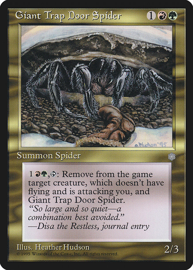 Giant Trap Door Spider [Ice Age] | Game Master's Emporium (The New GME)