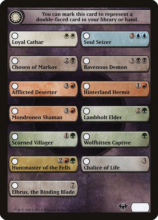 Dark Ascension Checklist [Dark Ascension Tokens] | Game Master's Emporium (The New GME)