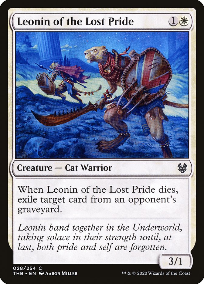 Leonin of the Lost Pride [Theros Beyond Death] | Game Master's Emporium (The New GME)