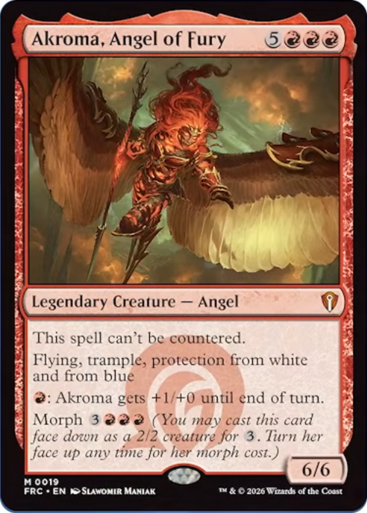 Akroma, Angel of Fury [Reality Fracture Commander] | Game Master's Emporium (The New GME)