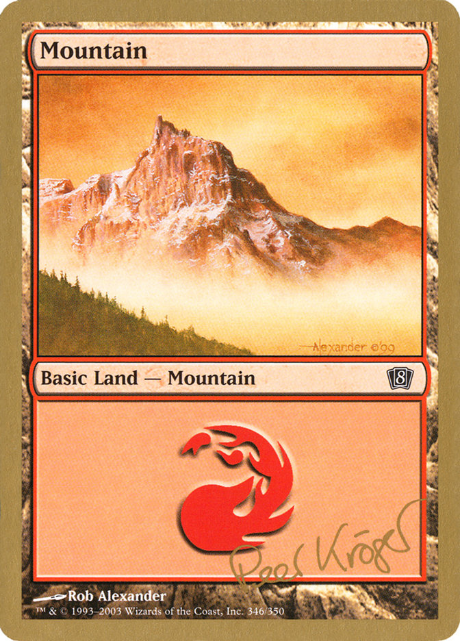 Mountain (pk346) (Peer Kroger) [World Championship Decks 2003] | Game Master's Emporium (The New GME)