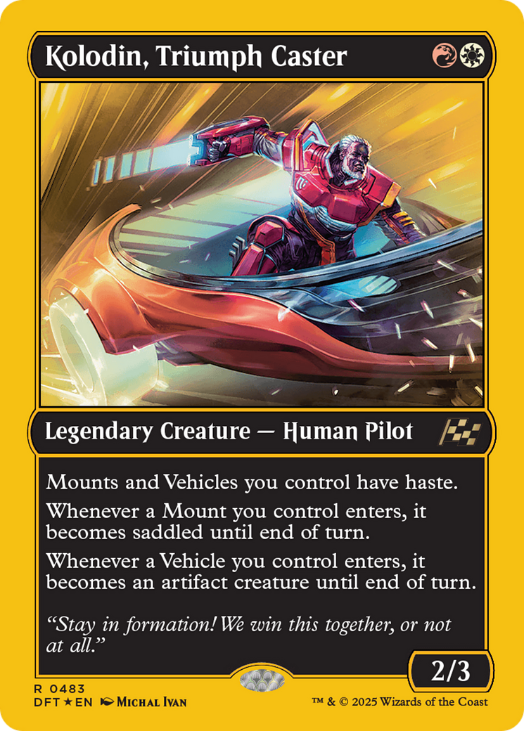 Kolodin, Triumph Caster (First-Place Foil) [Aetherdrift] | Game Master's Emporium (The New GME)