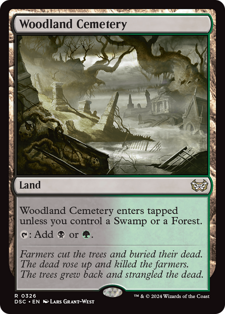 Woodland Cemetery [Duskmourn: House of Horror Commander] | Game Master's Emporium (The New GME)