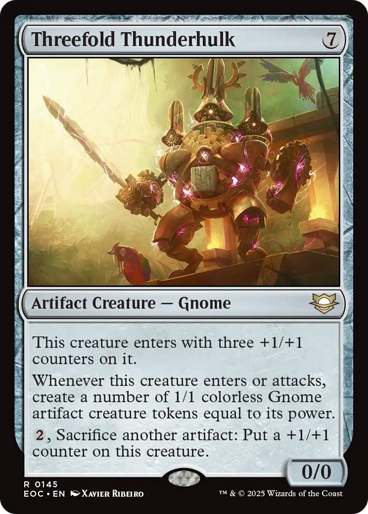 Threefold Thunderhulk [Edge of Eternities Commander] | Game Master's Emporium (The New GME)
