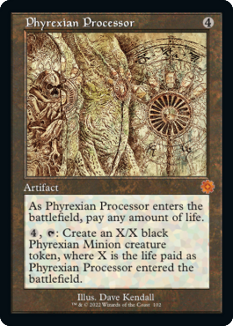Phyrexian Processor (Retro Schematic) [The Brothers' War Retro Artifacts] | Game Master's Emporium (The New GME)