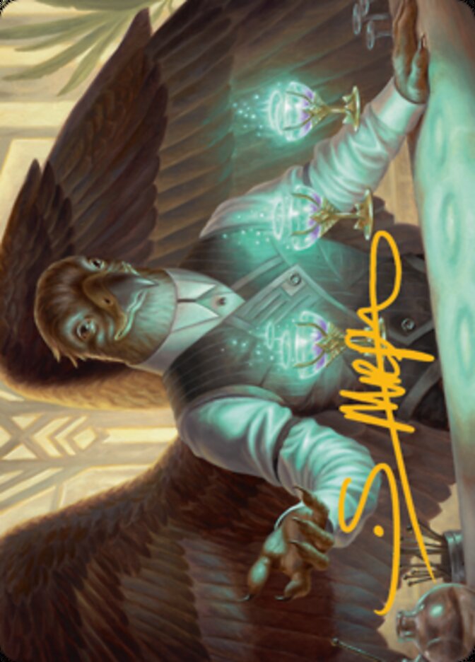 Speakeasy Server Art Card (Gold-Stamped Signature) [Streets of New Capenna Art Series] | Game Master's Emporium (The New GME)