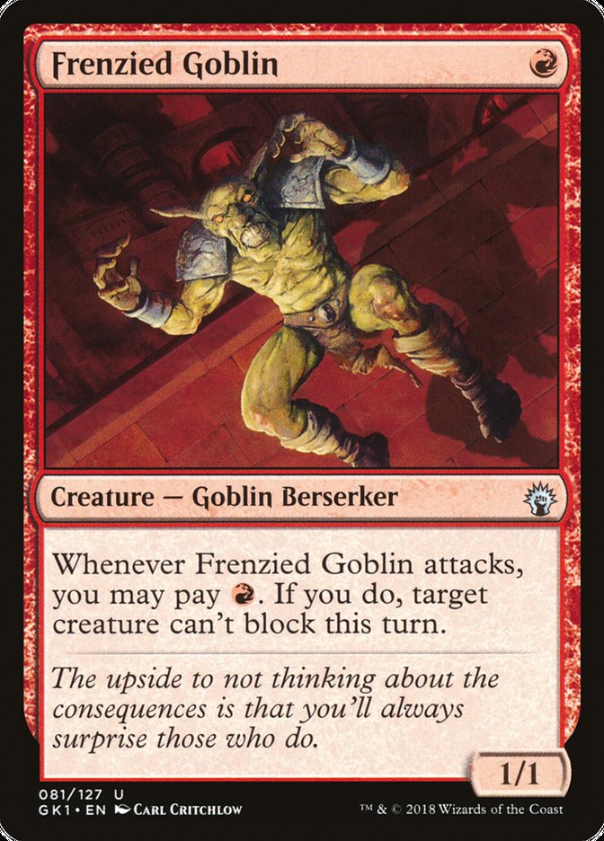 Frenzied Goblin [Guilds of Ravnica Guild Kit] | Game Master's Emporium (The New GME)