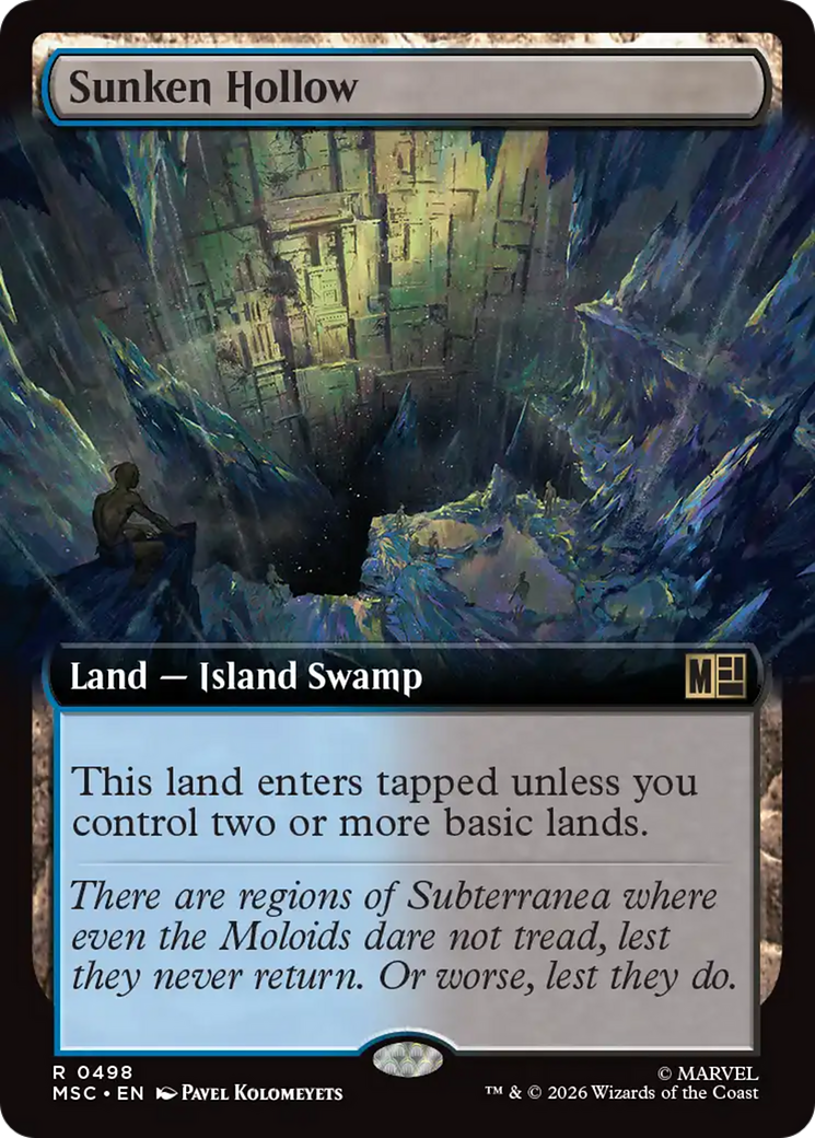 Sunken Hollow (Extended Art) [Marvel Super Heroes Commander] | Game Master's Emporium (The New GME)