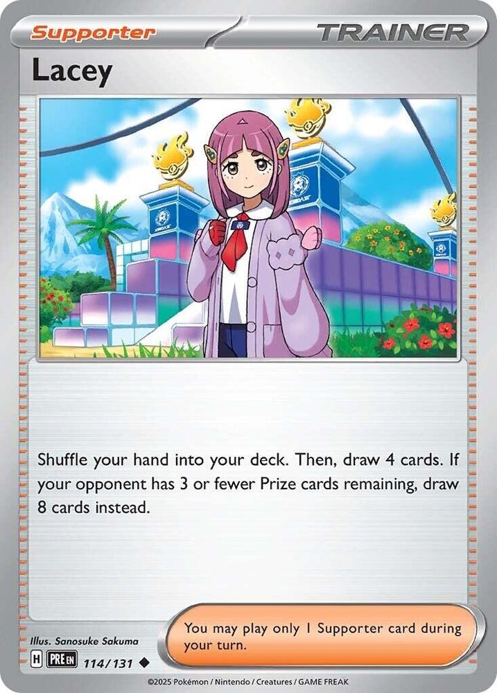 Lacey (114/131) [Scarlet & Violet: Prismatic Evolutions] | Game Master's Emporium (The New GME)