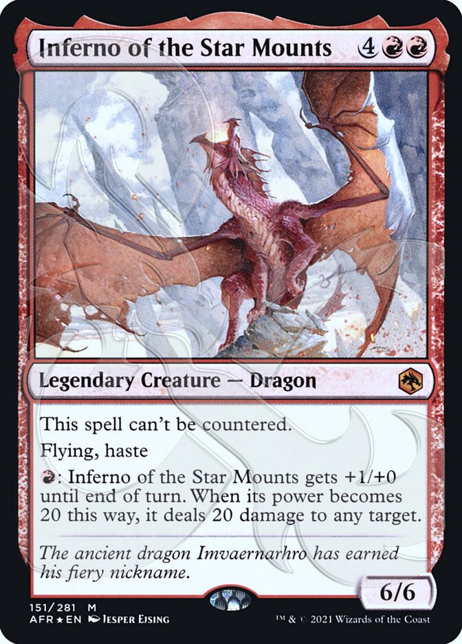 Inferno of the Star Mounts (Ampersand Promo) [Dungeons & Dragons: Adventures in the Forgotten Realms Promos] | Game Master's Emporium (The New GME)