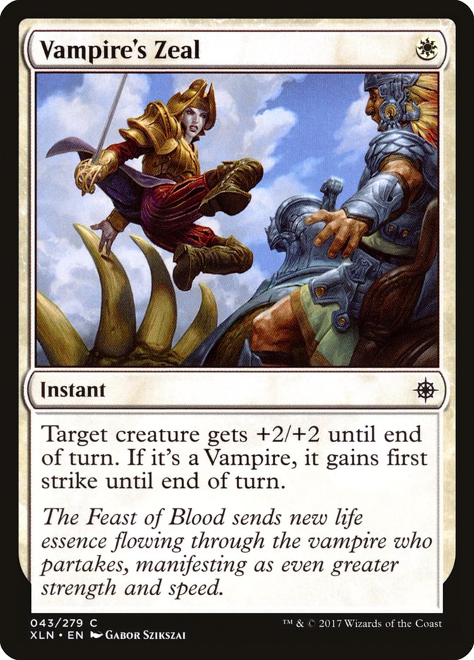Vampire's Zeal [Ixalan] | Game Master's Emporium (The New GME)