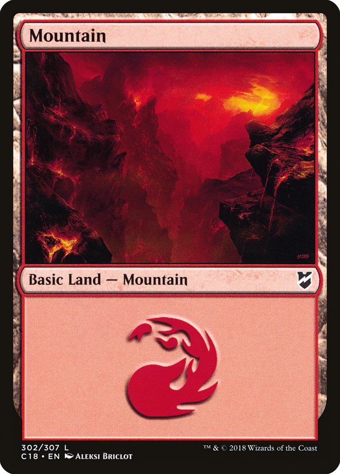 Mountain (302) [Commander 2018] | Game Master's Emporium (The New GME)