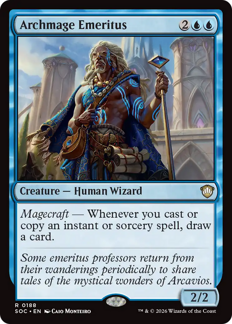 Archmage Emeritus [Secrets of Strixhaven Commander] | Game Master's Emporium (The New GME)