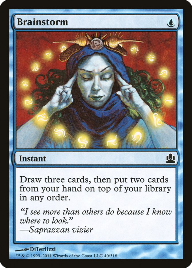 Brainstorm [Commander 2011] | Game Master's Emporium (The New GME)