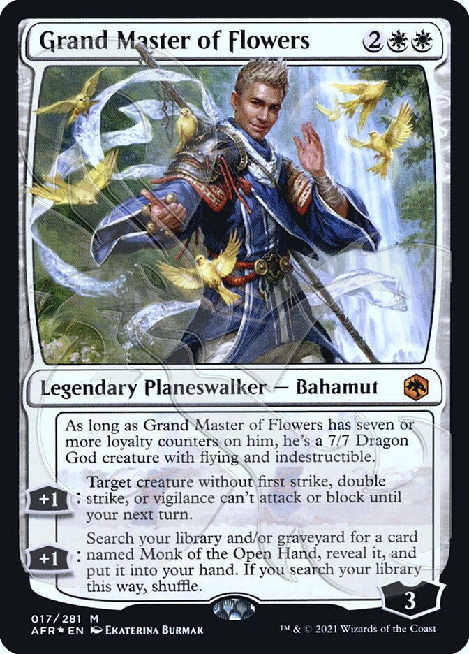Grand Master of Flowers (Ampersand Promo) [Dungeons & Dragons: Adventures in the Forgotten Realms Promos] | Game Master's Emporium (The New GME)