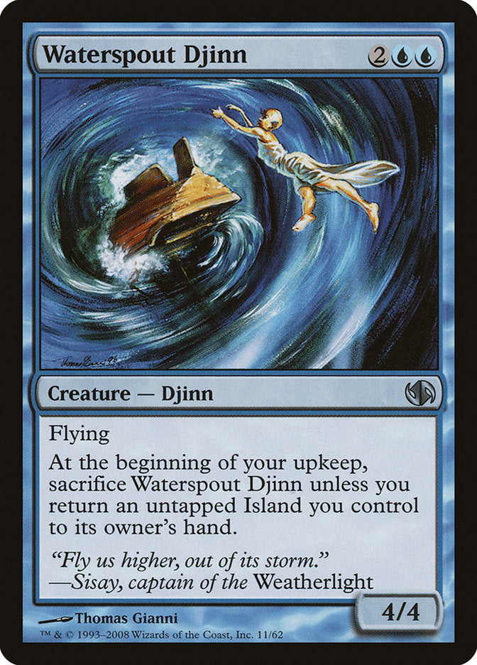 Waterspout Djinn [Duel Decks: Jace vs. Chandra] | Game Master's Emporium (The New GME)
