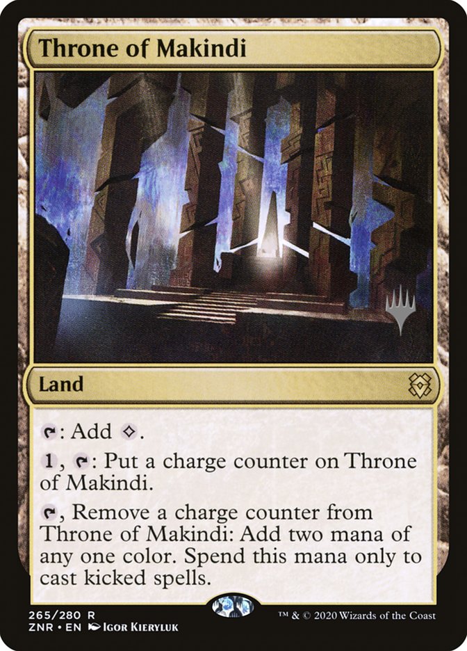 Throne of Makindi (Promo Pack) [Zendikar Rising Promos] | Game Master's Emporium (The New GME)