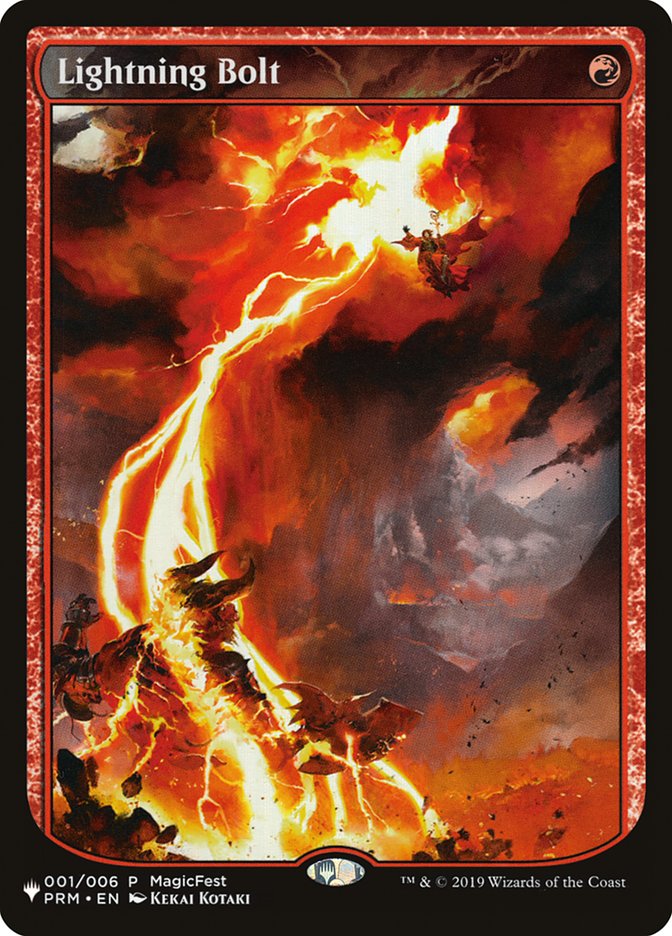 Lightning Bolt (001/006) [The List] | Game Master's Emporium (The New GME)