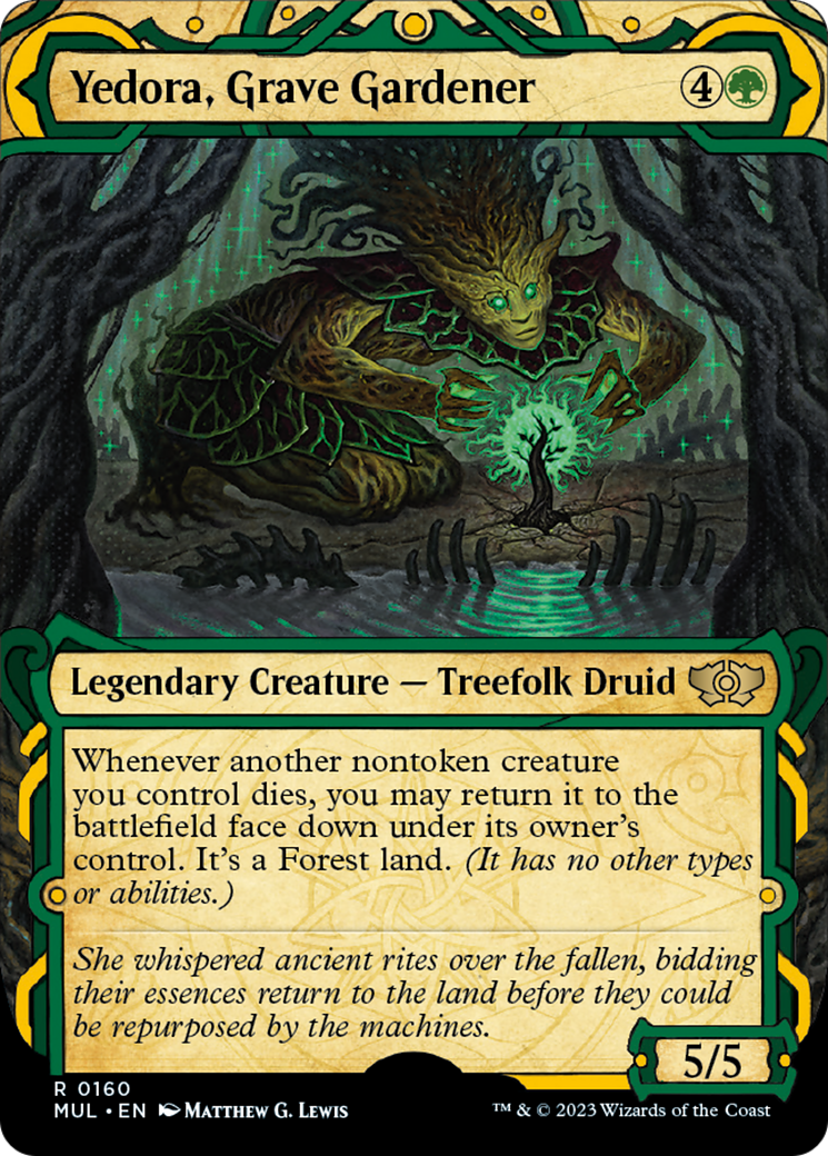 Yedora, Grave Gardener (Halo Foil) [Multiverse Legends] | Game Master's Emporium (The New GME)