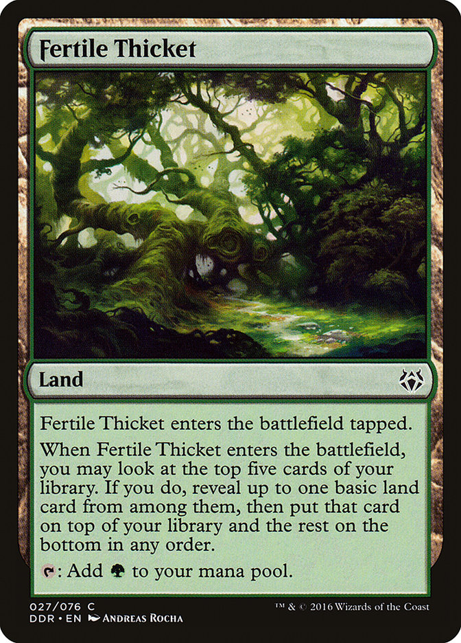 Fertile Thicket [Duel Decks: Nissa vs. Ob Nixilis] | Game Master's Emporium (The New GME)