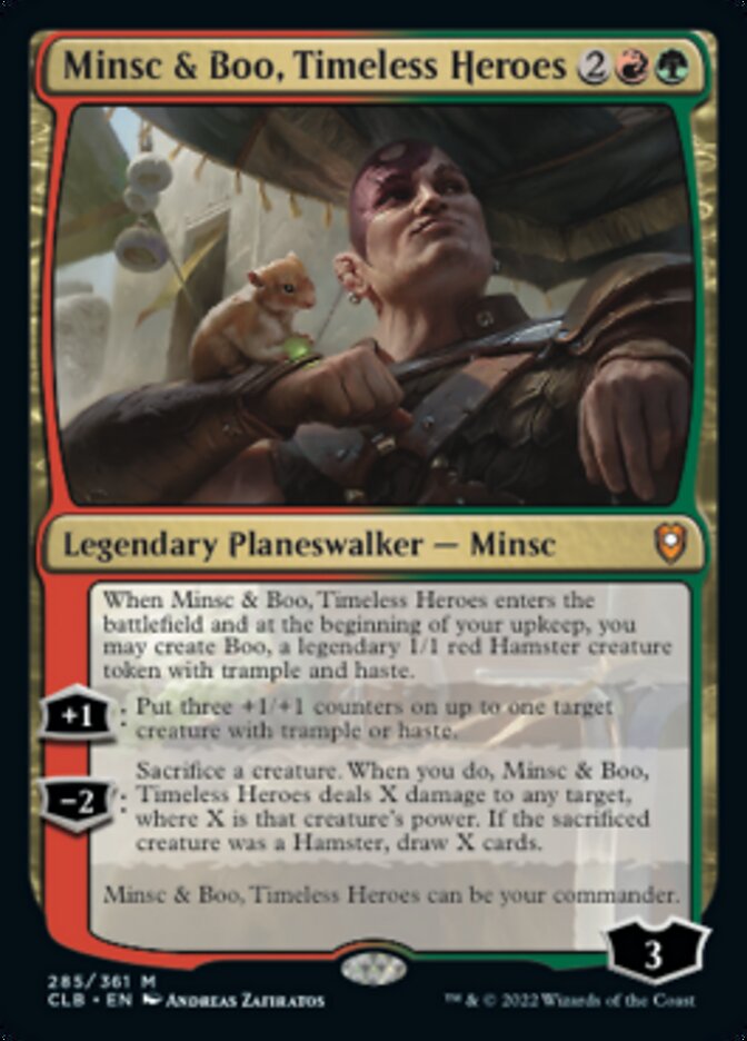 Minsc & Boo, Timeless Heroes [Commander Legends: Battle for Baldur's Gate] | Game Master's Emporium (The New GME)