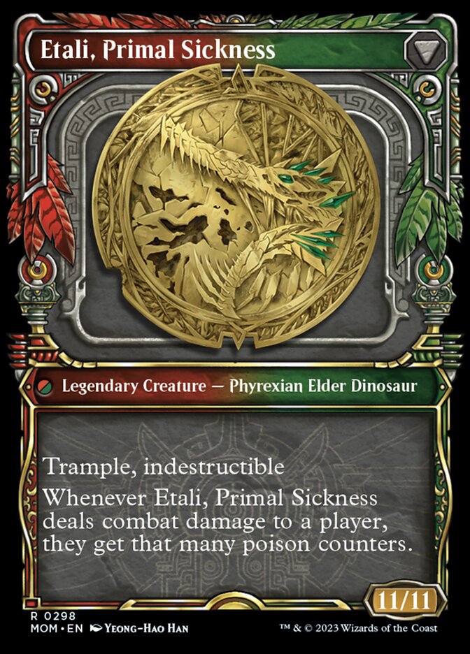 Etali, Primal Conqueror // Etali, Primal Sickness (Showcase Planar Booster Fun) [March of the Machine] | Game Master's Emporium (The New GME)