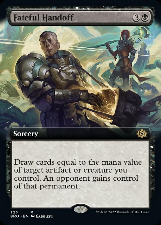 Fateful Handoff (Extended Art) [The Brothers' War] | Game Master's Emporium (The New GME)