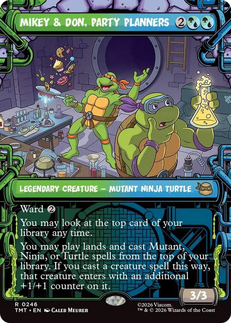 Mikey & Don, Party Planners (Showcase) [Teenage Mutant Ninja Turtles] | Game Master's Emporium (The New GME)