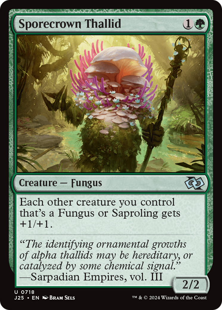 Sporecrown Thallid [Foundations Jumpstart] | Game Master's Emporium (The New GME)