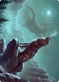 Sarulf's Packmate Art Card [Kaldheim Art Series] | Game Master's Emporium (The New GME)