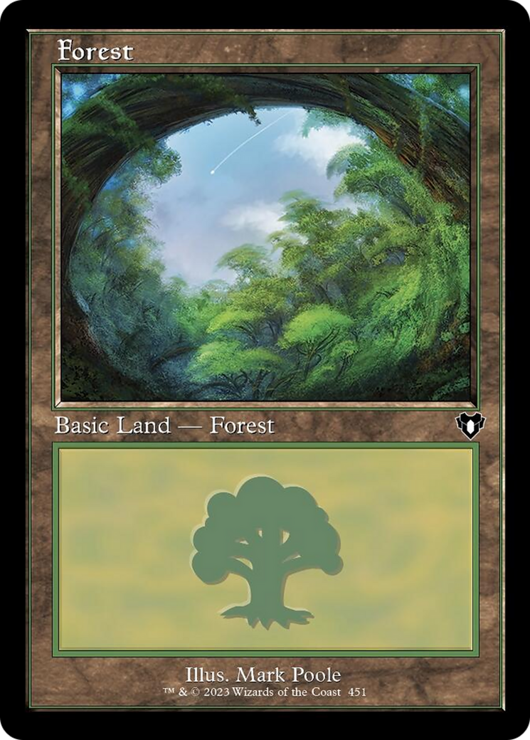 Forest (451) (Retro) [Commander Masters] | Game Master's Emporium (The New GME)