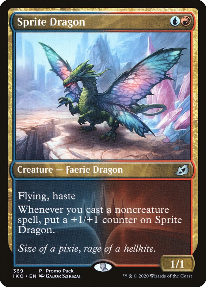 Sprite Dragon (Promo Pack) [Ikoria: Lair of Behemoths Promos] | Game Master's Emporium (The New GME)