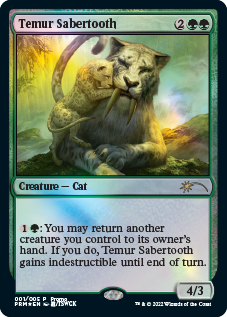 Temur Sabertooth [Year of the Tiger 2022] | Game Master's Emporium (The New GME)