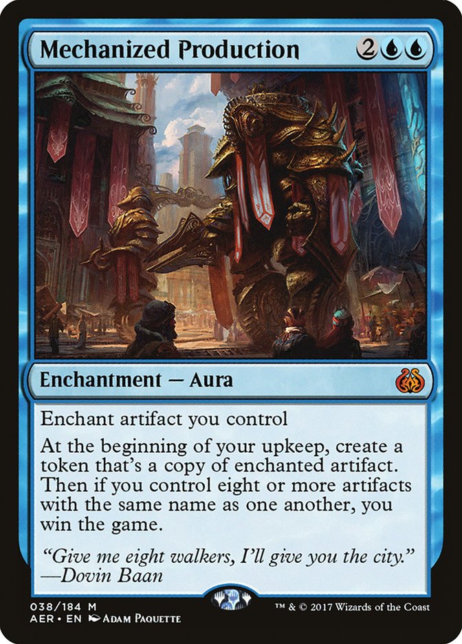 Mechanized Production [Aether Revolt] | Game Master's Emporium (The New GME)