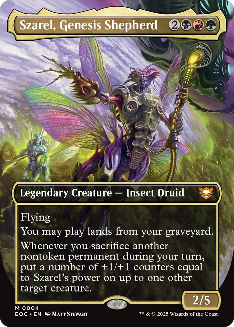 Szarel, Genesis Shepherd (Borderless) [Edge of Eternities Commander] | Game Master's Emporium (The New GME)