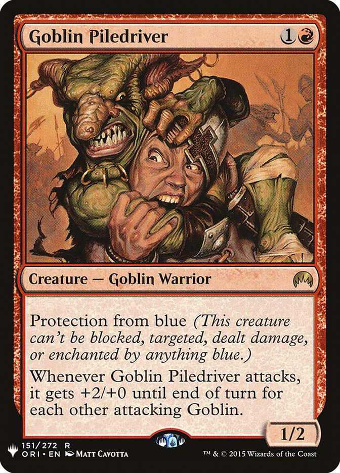 Goblin Piledriver [Mystery Booster] | Game Master's Emporium (The New GME)