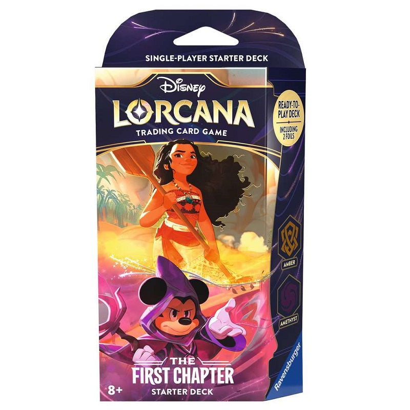 Disney Lorcana: The First Chapter: Starter Deck  (Amber and Amethyst) | Game Master's Emporium (The New GME)