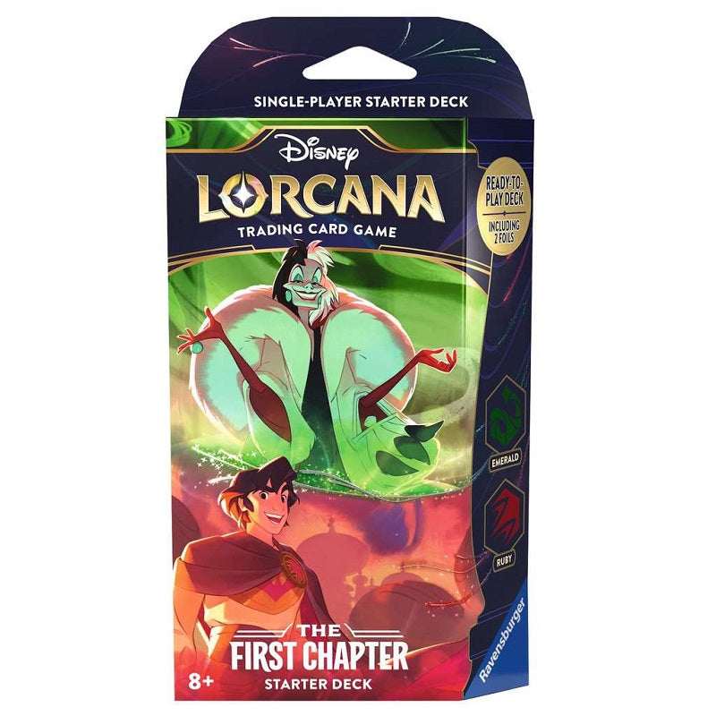 Disney Lorcana: The First Chapter: Starter Deck  (Ruby and Emerald) | Game Master's Emporium (The New GME)