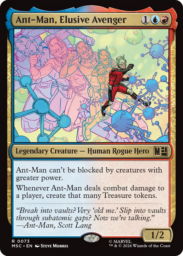 Ant-Man, Elusive Avenger (Surge Foil) [Marvel Super Heroes Commander] | Game Master's Emporium (The New GME)