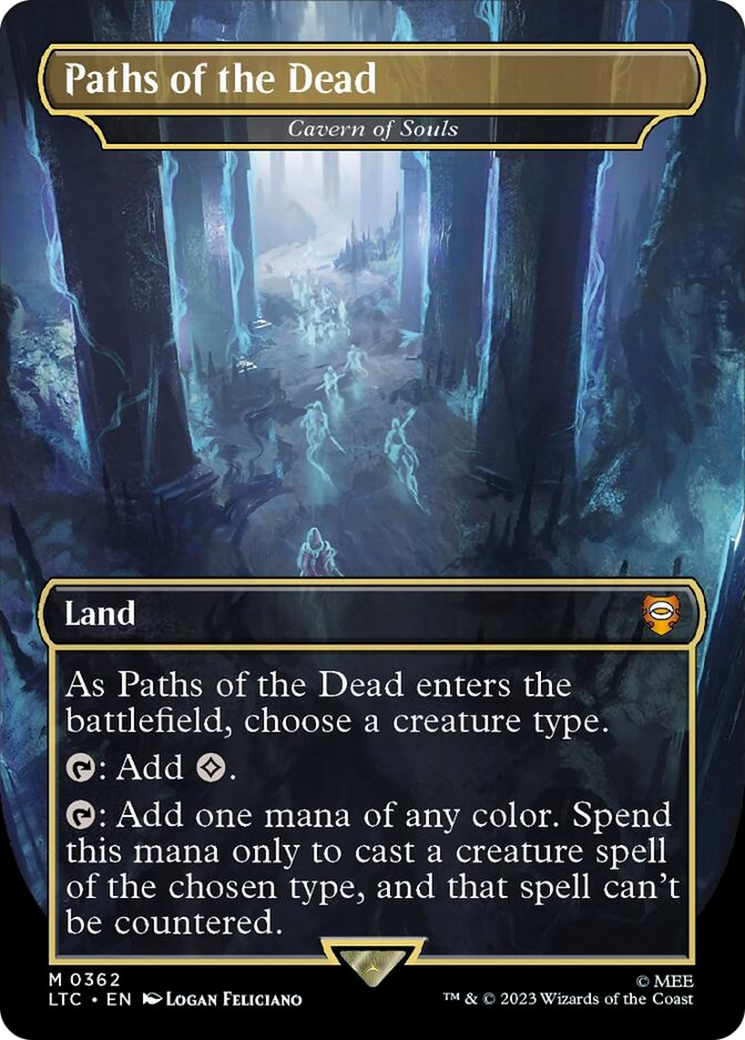 Paths of the Dead - Cavern of Souls (Surge Foil Realms and Relics) [The Lord of the Rings: Tales of Middle-Earth Commander] | Game Master's Emporium (The New GME)