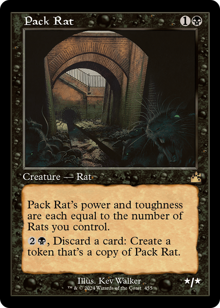 Pack Rat (Retro Frame) [Ravnica Remastered] | Game Master's Emporium (The New GME)