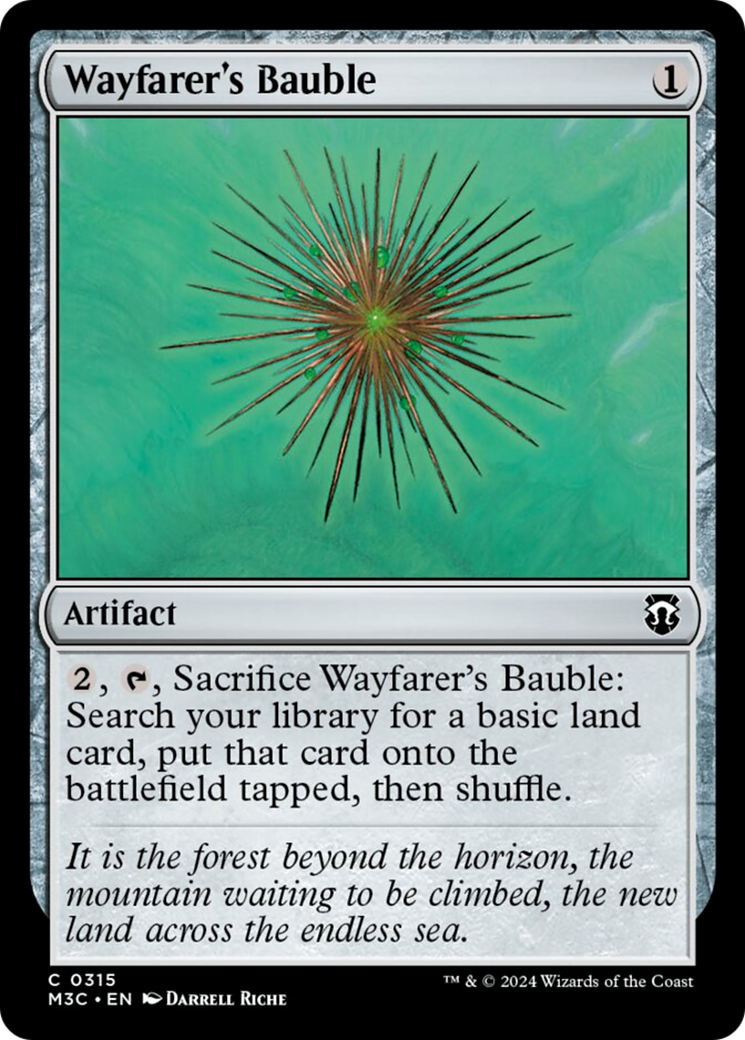 Wayfarer's Bauble (Ripple Foil) [Modern Horizons 3 Commander] | Game Master's Emporium (The New GME)