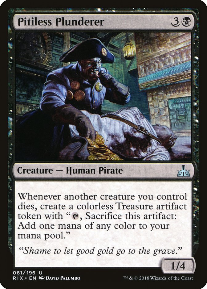 Pitiless Plunderer [Rivals of Ixalan] | Game Master's Emporium (The New GME)