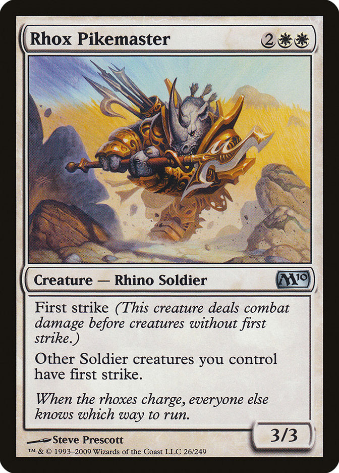 Rhox Pikemaster [Magic 2010] | Game Master's Emporium (The New GME)